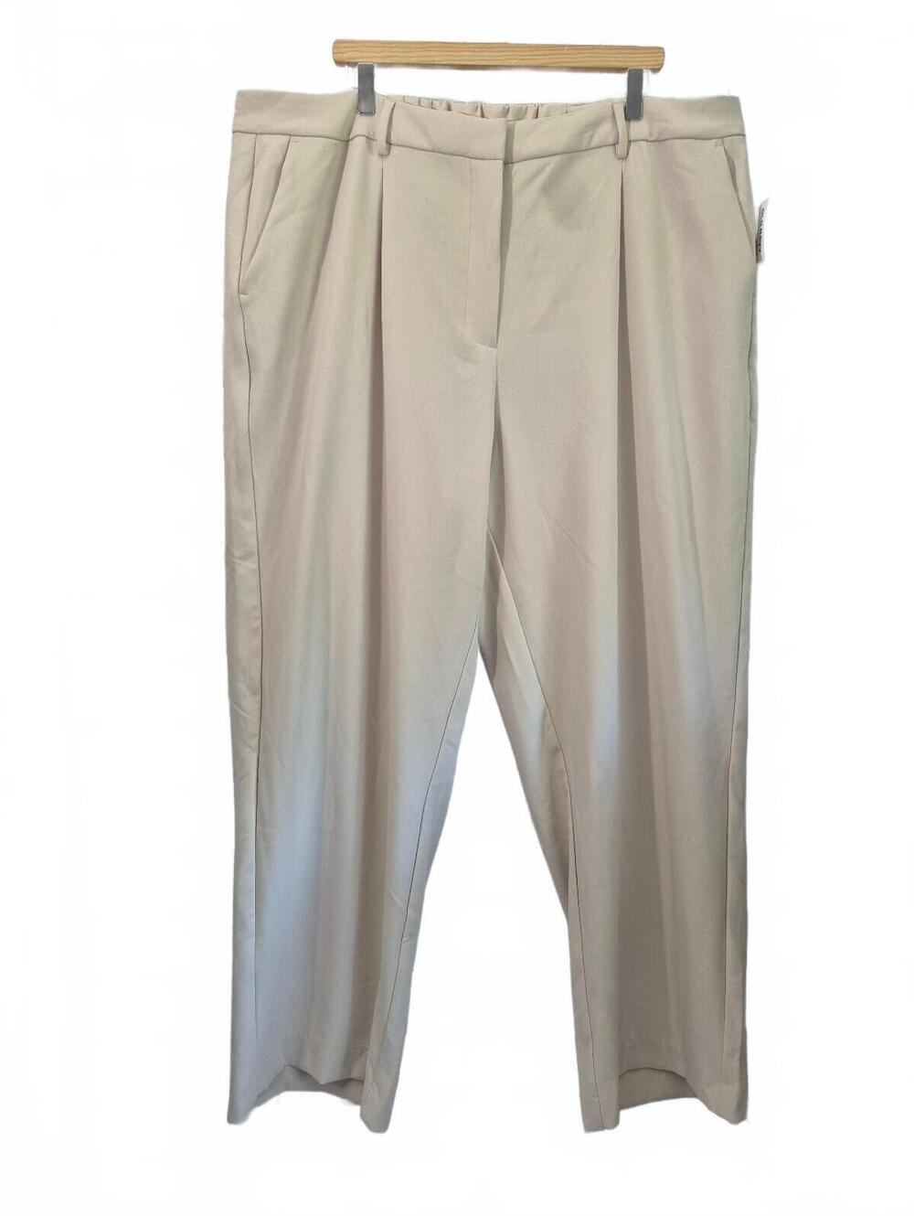 Old Navy Women’s Extra High-Rise Taylor Wide-Leg Trouser Pants Xxl Beige